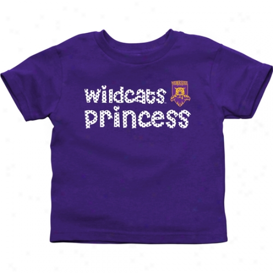 Weber State Wildcats Infant Princess T-shirt - Purple