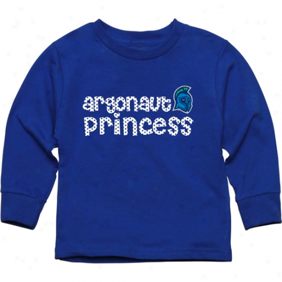 West Florida Argonauts Toddler Princess Long Sleeve T-shirt - Royal Blue