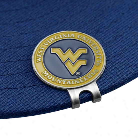 West Virginia Mountaineers Ball Markers & Hat Clip Set-