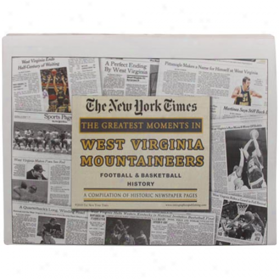 West Virginia Mountaineers Greatest Moments Newspapers