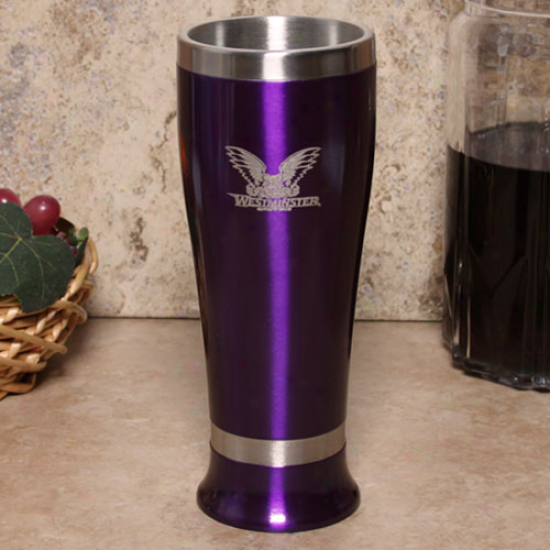 Westminster Griffins Royal Blue 16oz. Colored Pilsner Glass