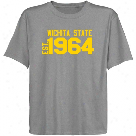Wichita State Shockers Youth Ash Est. Date T-shirt
