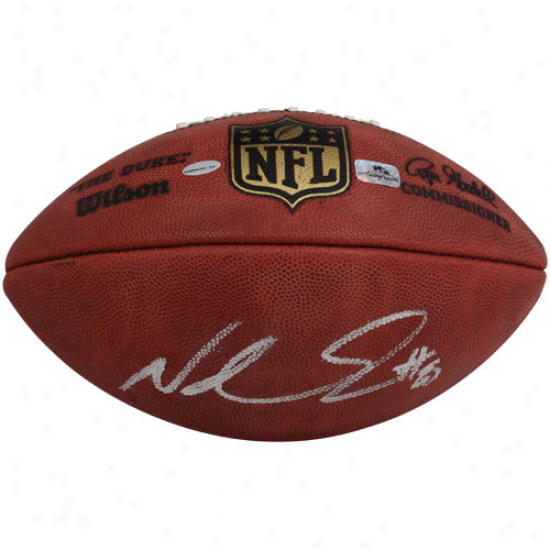 Wilson Ndamukomg Suh Autographed Genuine Nfl Football