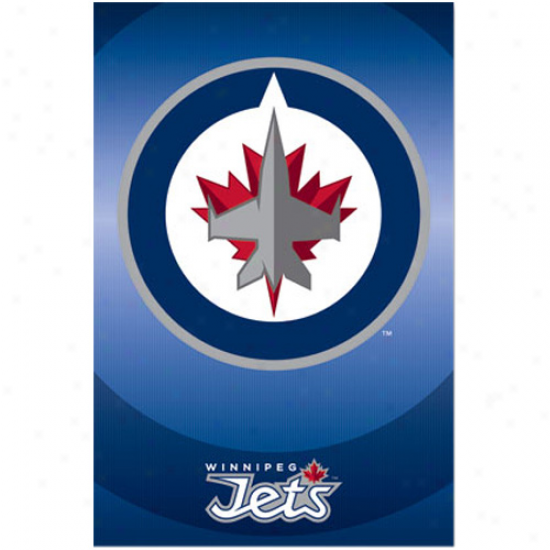 Winnipeg Jets 22'' X 34'' Logo Poster