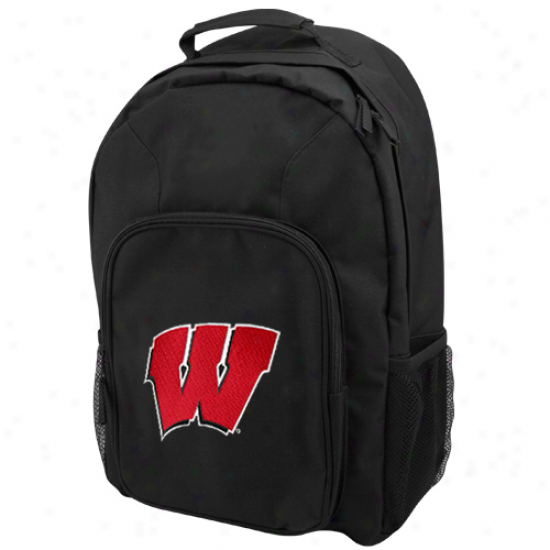 Wisconsin Badgers Blak Domestic Backpack