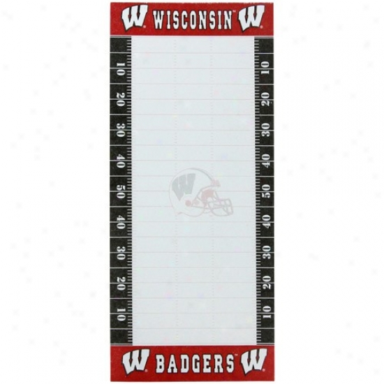 Wisconsin Badfers Football Field To-do Register