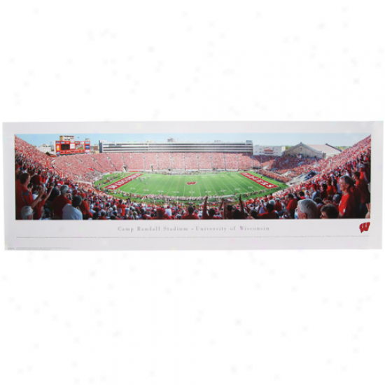 Wisconsin Badgers Stadium 13.5'' X 40'' Panoramic Print