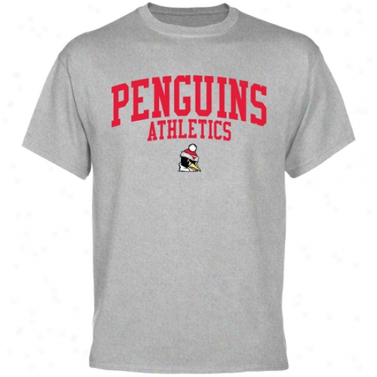 Youngstown State Penguins Athletics T-shirt - Ash