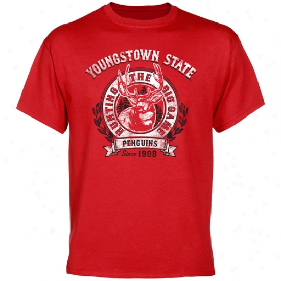 Youngstown State Penguins The Big Game T-whirt - Red