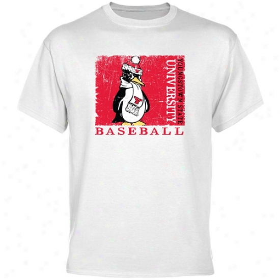 Youngstown State Penguins White Sport Stamp T-shirt