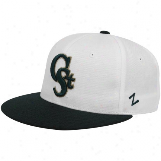 Zephyr Colorado State Rams White-green 32/5 Fitted Hat