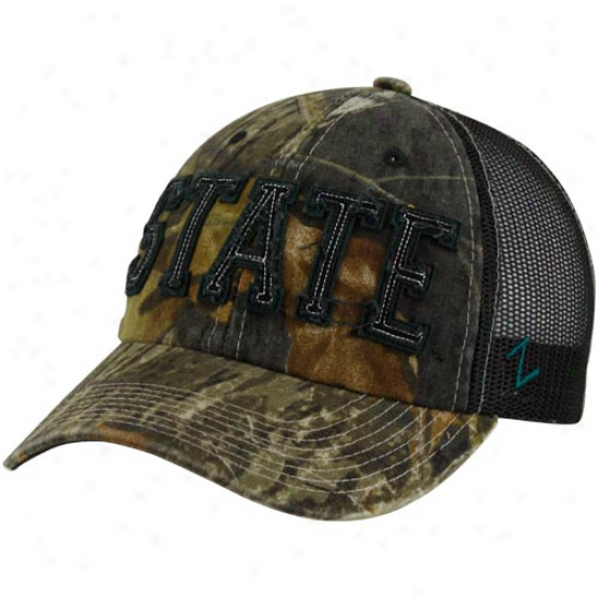 Zephyr Michigan State Spartans Mossy Oak Camo Decoy Adjustable Hat