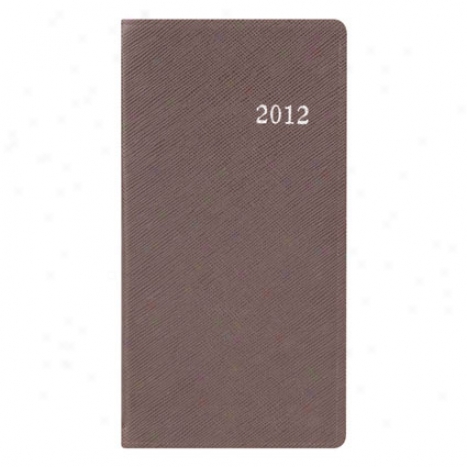 2012 Pocket Weekly Datebook - Brown