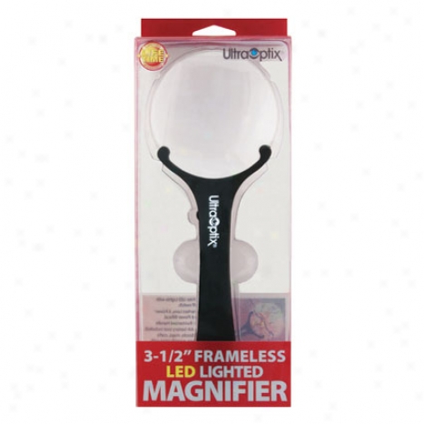 3.5 Inch Frameless Led Magnifier 2.5x Near to Ultra Optix