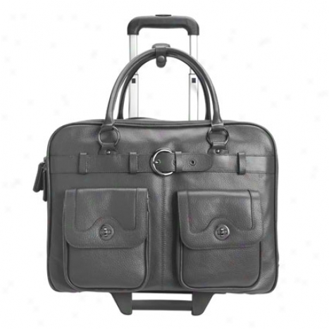 Amelia Rolling Laptop Case - Charcoal