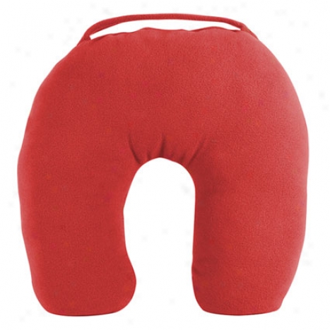 Anti-microbial Pillow -  Red Fleece