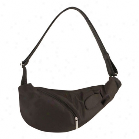 Anti-theft Sling Bag -  Black Nylon