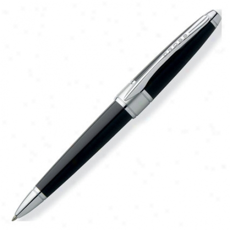 Apogee Ballpoint Pen Personalized At Cross - Bkack Star Varnish