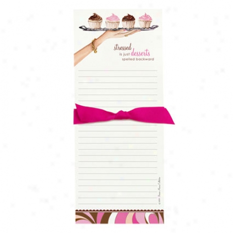 Bon Bon Notepad By Bonnie Marcus - Dessert Tray