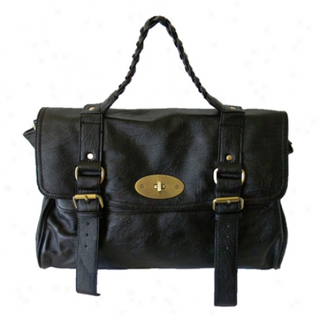 Tone Tote Bag By Donna Bella Designs - Black