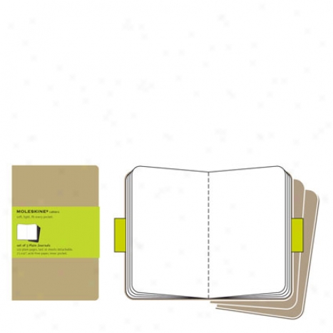 Cahier Plain Diary X-large By Moleskine - Kraft