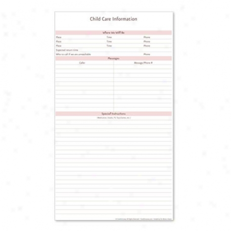 Cl Child Care Information Sheets