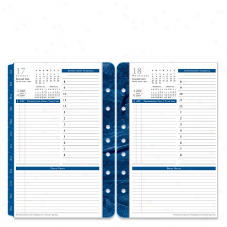 Classic Monticello One-page-per-day Ring-bound Planner Refill - Jan 2012 - Dec 2012