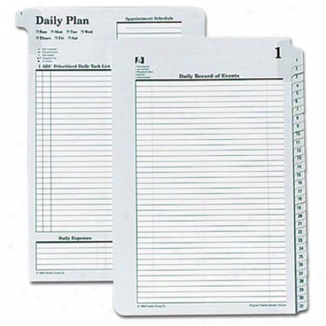 Classic Tabbed Source Daily Plans 1-31 (12 Pack)