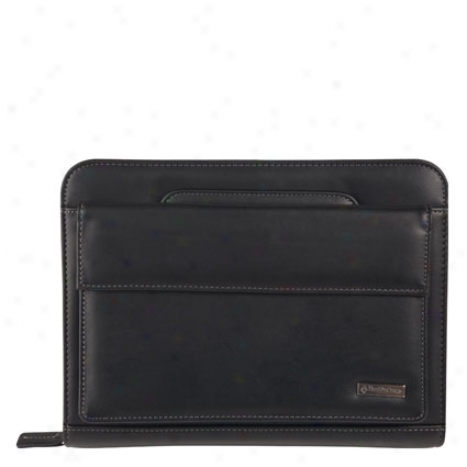 Classic Vinyl Binder With Handles And Pocket Binder - Black