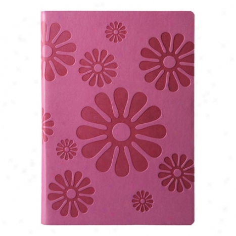 Eccolo Floral Lined Journal - Pink