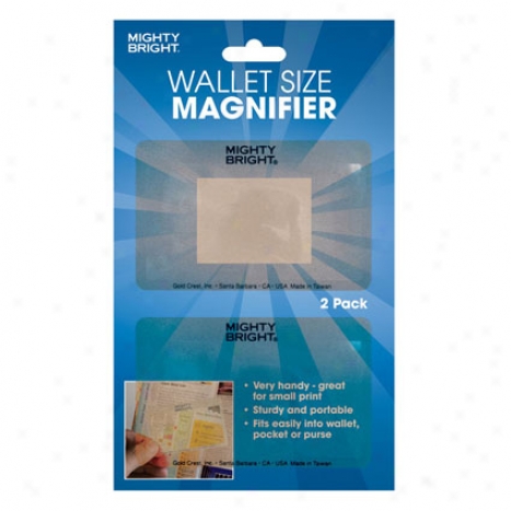 Flexthin Magnifier By Mighty Bright - Wallet Size