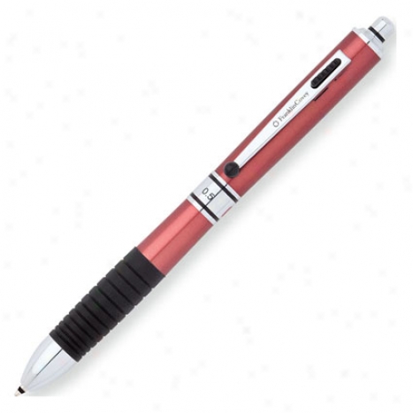 Hinsdale Multi-function Pen By Franklincovey - Red Lacquer