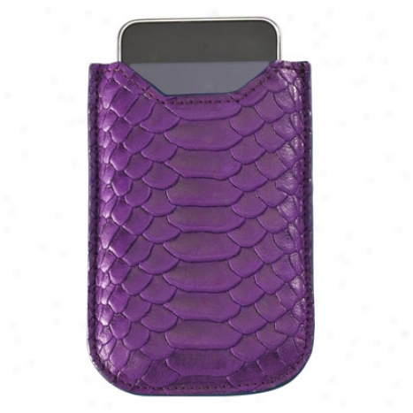 Iphone Case By Graphic Idol - Purp1e Cayman Python