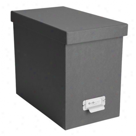 John Classic Filebox  By Bigso Box Of Sweden - Dark Gray