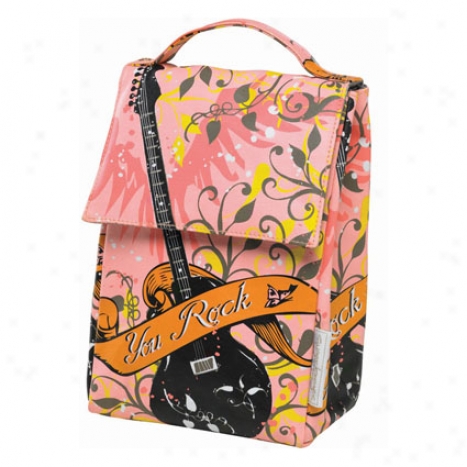 Laminated Lunch Sack By O.r.e. Originals - You Rock Girl