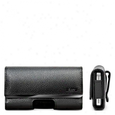 Leatherette Case Witb Clip For Iphone 4 By Iluv