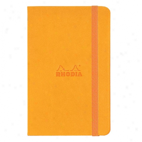 Lined Webnotesbook 3 1/2 X 5 1/2 By Rhodia - Orange