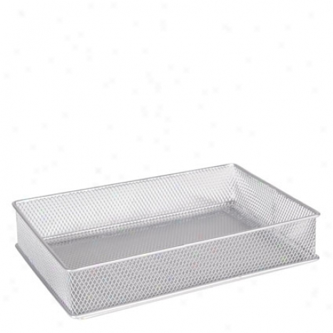 Mesh Drawer Garner 6x9 By Design Ideas - Silver