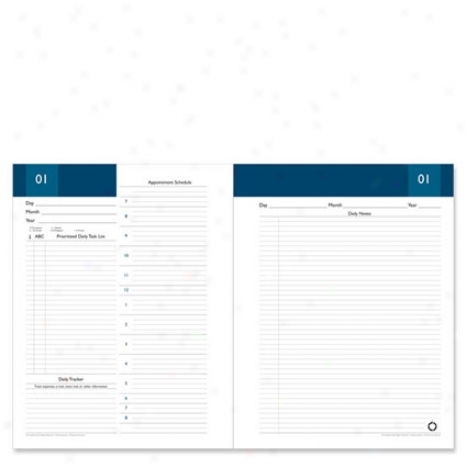 Monarch Compass Two-page-per-day Flex-dated Quarter Pack