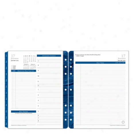 Monarch Monticello Ring-bound Daily Planner Refill - Jul 2012 - Jun 2013