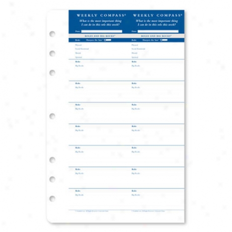 Monarch Weekly Compass Cards