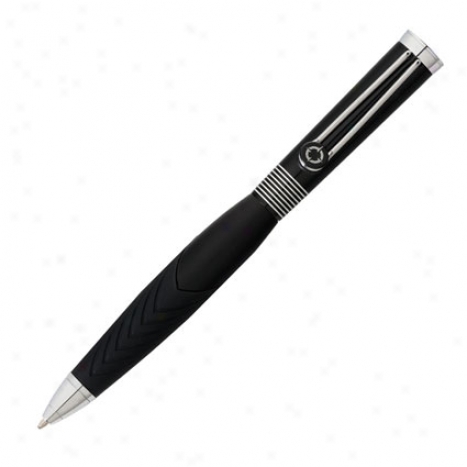 Norwich Ballpoint Pen - Devour Black/chrome Grip