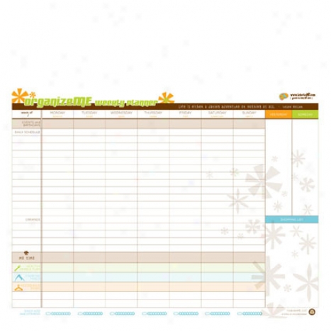 Organize Me Weekly Planner By Lobotome