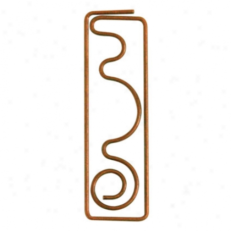 Ornamental Paper Clips By Girl Of All Work - Bronze Tendril