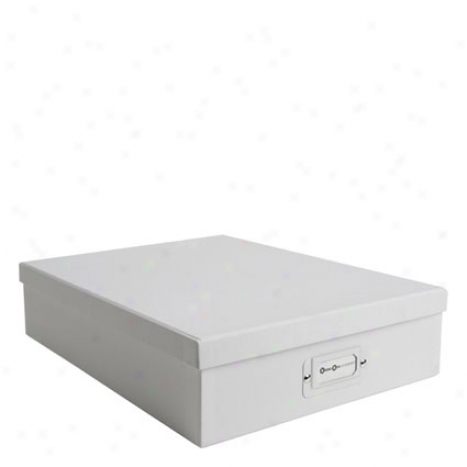 Oskar Classic Document Box By Bigso Box Of Sweden - White