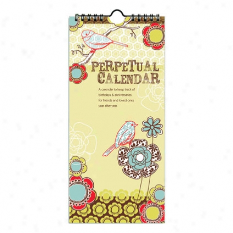 Perpetual Calendar - Susan Bird By Gina B. Desigbs