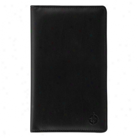 Pocket Sliim Simulated Leather Wire-bound Cover - Black