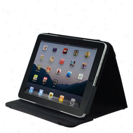 Premium Kickstand For Apple Ipad 1 By Incipko - Black / Black