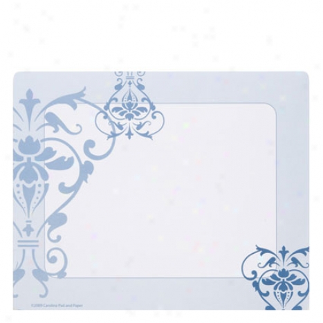 Provence Mousw & Memo Pad By Carolina Pad - Light Blue