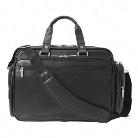 Reaction Kenneth Cole Long Story Port Leather Expandable Laptop Bag